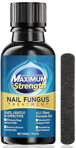 Extra Strong Fungal Nail Treatment For Toenails & Fingernails | Strengthen, Fix & Renew Damaged Nails | Anti-Fungal Nail Renewal Solutions to Repair Thicken Nails & Restore Healthy Nails(30ml)