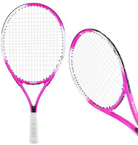 Senston Tennisschläger 17/23 Zoll Tennis Racket für Jugendliche– Leicht, Langlebig, Einfach zu greifen, Anfängerfreundlich Schläger