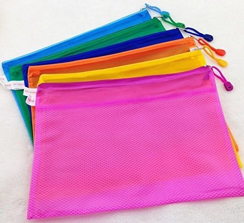 MMY Dokumententasche mit Reißverschluss, Perlmatt, PVC, 6 Farben A3