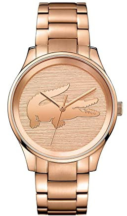 Lacoste Montre Analogique À Quartz Pour Femme Avec Bracelet En Acier Inoxydable Couleur Or Rose - 2001015