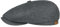 Stetson Hatteras Seide Schirmmütze Damen/Herren - Ballonmütze aus Seide - Flatcap mit Sonnenschutz UV 40+ - Schiebermütze mit Fischgratmuster - Schirmmütze Sommer/Winter schwarz-grau 59 cm