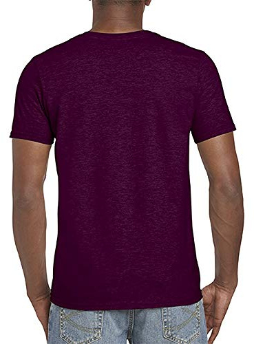 Gildan Mens Short Sleeve Soft-Style T-Shirt (4XL) (Maroon)