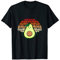 Avocado Yoga Pose Meditation Vegan Geschenk Meditieren T-Shirt