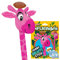 Inflatimals - Rosa Giraffe von Deluxebase. Riesiges aufblasbares Meerestier Aufblasbares Spielzeug. Perfektes aufblasbares Partygeschenk oder Partydekoration für Kinder