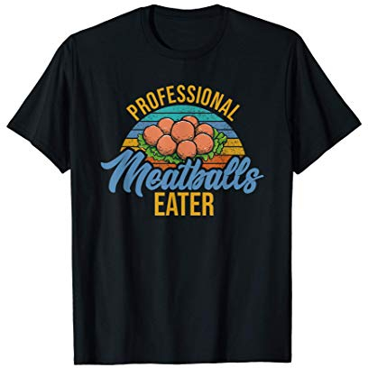 Mangeur professionnel de boulettes de viande pour les T-Shirt