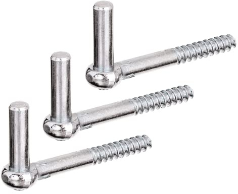 Alberts 312121 Kloben zum Einschrauben | J-Haken, mit angeschnittenem Gewinde | galvanisch verzinkt, dickschichtpassiviert | Dornmaß Ø13 mm | Länge 115 mm | 3er Set