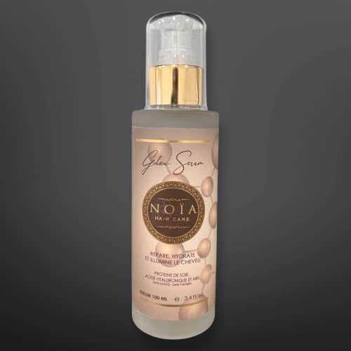 Sérum Cheveux Protéine de soie, Acide hyaluronique & Miel - Gamme Glow - NOÏA HAIR - 100ml