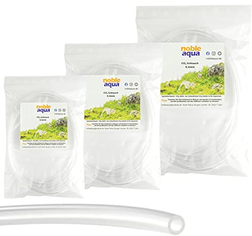 noble aqua CO2 Schlauch Aquarium - 3m 5m 10m - 4/6mm - Spezialschlauch CO2 dicht (5m)