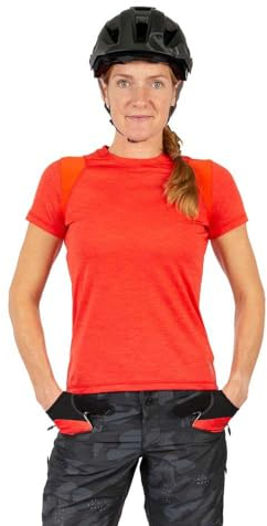 Endura Girls MTB-Jersey Kurzarm SingleTrack Rot Gr. S