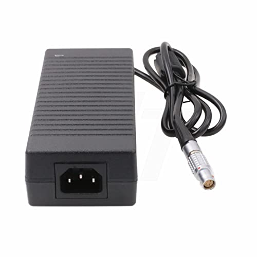 HangTon AC DC Power Supply Adapter 16V 10A für RED V-Raptor Komodo-X Epic Scarlet DSMC2 Gemini MONSTRO Helium Kamera 6 Pin Female