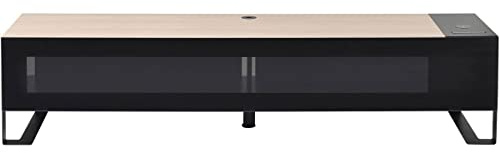 Erard Naga 2000 Bois clair (Nordic) - Meuble TV avec chargeur USB et Qi