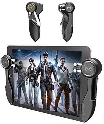 HJZWTS Akpad Control Triggers for iPad Tablet, 6 Finger Control, Ergonomic Grip, Compatible with IOS and Android