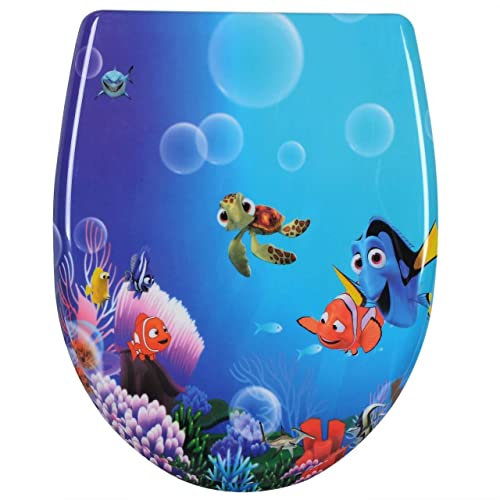 Abattant WC duroplast fast fix poisson rouge 19_0000727