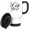 I Love You Gift, Mug Present Wife, Girlfriend, Husband, Boyfriend, Valentines Day, for her, him, Birthday, Travel Silver White Tea Coffee Mug. (White)