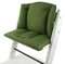 Sitzkissen Ersatzbezug Bezug Kissen-Set Sitzverkleinerer kompatibel mit Stokke Tripp Trapp für Hochstuhl-Kinderstuhl Mod. 1 (meliert dunkelgrün)