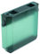 Porta-blocco per Asciugare i Coltelli, Supporto per Organizer per Rack Montato a Parete in PET Trasparente Multifunzionale con Ganci Laterali, Portaposate per Utensili da Cucina Domestici(Verde)