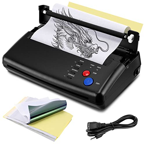 Tattoo Transfer Stencil Machine Copier Printer with 20pcs Free Tattoo Stencil Transfer Paper Tattoo Transfer Stencil Machine