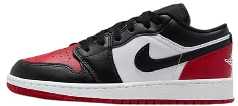 AIR JORDAN 1 Low GS 'Bred Toe' 553560-161 38.5