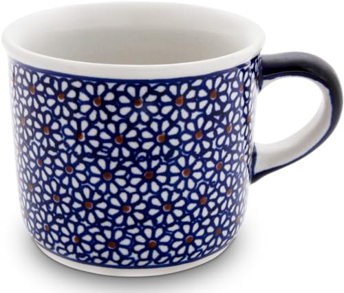 Bunzlauer keramik 400 ml Kaffeepott Teebecher Tasse Becher Ø 10,2 cm, H 8,6 cm (Dekor 120)