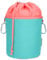 trendfinding Sac à pinces à linge en toile avec 2 mousquetons pour 200 pinces à linge, extra grand et stable, saumon turquoise