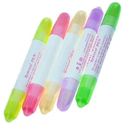 5PCS/SET Nail Polish Corrector Removal Pen Nail Art Polish Cleanser With Replacement Tips Makeup Corrector Remover Pen For DIY or Salon Use 111