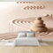 Fototapete Steine ​​Sand 350 x 256 cm Wandtapete, Vliestapete Fotoposter Wandbild, Moderne Wanddeko, für Schlafzimmer Wohnzimmer Kinderzimmer, Panorama 3D Effekt