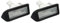 ROBUST 2 Pcs Number Plate Lamp for Citroen Berlingo Jumper SpaceTourer Peugeot Expert Partner Traveller Toyota Proace 6340.G7 2008 Onwards