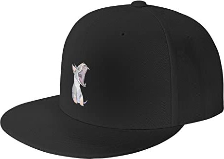 Unisex Snapback Kappe Bullterrier Trucker Kappe Style Basecap Verstellbar Baseball Kappe Für Outdoorwinter Wandern Ausflug