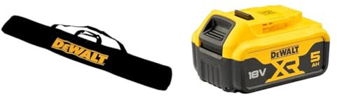 DEWALT DWS5025-XJ Guide Rail Carry Bag + DEWALT Battery