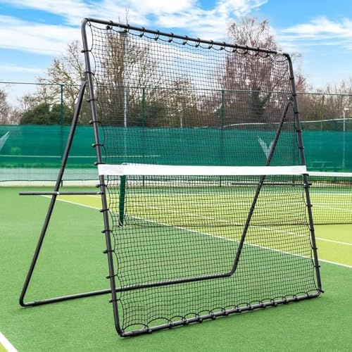 Dtyubfg Tenniswand Garten - EIN Verstellbarer Tennis Rebounder - das perfekte Tennis Reaktionsnetz für Tennis Training
