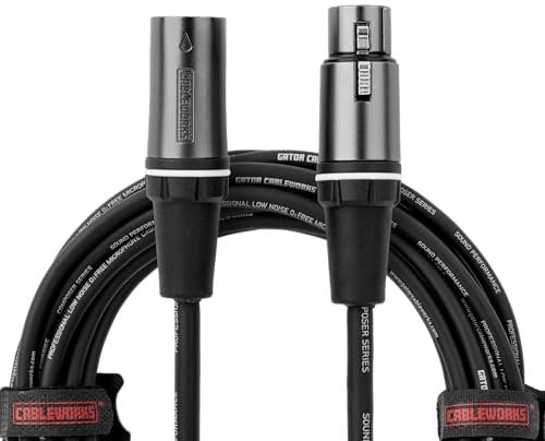 Cableworks by Gator Cases Composer Series 15 Foot XLR Microphone Cable; (GCWC-XLR-15)