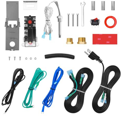 [New Upgrade] Briidea RV Electric Water Hybrid Heater Kits with Replaceable Anode Rod (Patent Pending), Electric Heat and Anode Protection, Compatible with 6 Gallon Suburban and Atwood Water Heater