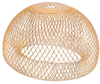 SOESFOUFU 1stück Goldene Eisen-draht-lampe Schatten Im Vogelhaus-design Dekorativer Lampenschirm Für Pendelleuchten Und Tischlampen Für Wohnzimmer Und Esszimmer
