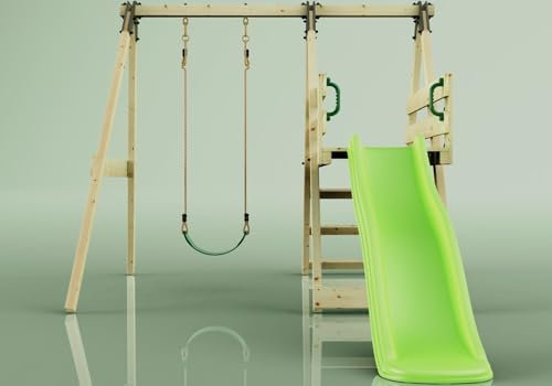 OutdoorToys Schaukel Orchidee aus Holz in Hellgrün Kinderschaukel