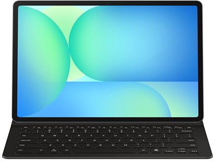 SAMSUNG Galaxy Étui de protection fin (avec touche AI) pour Galaxy Tab S10 FE+, plate-forme amovible, expérience semblable à un PC, partage de clavier sans fil, noir