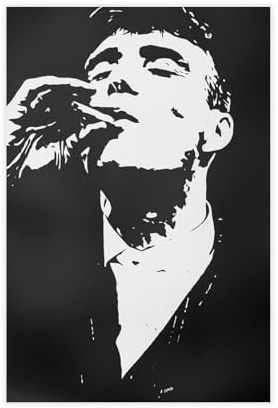 Poster Peaky Blinders – Thomas Shelby Raucher-Poster, Leinwand-Poster, Schlafzimmer, Dekoration, Landschaft, Büro, Raumdekoration, Geschenk, 40 x 60 cm