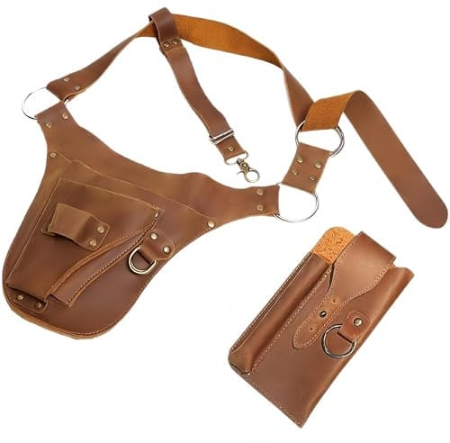 Garden Tool Belt, Garden Tool Belt, Portable Organizer Heavy PU Leather Multifunctional for Women Men Gardeners