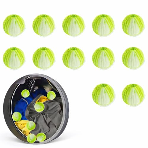 LeGeYo 12 pièces Attrape-Poils Machine à Laver Réutilisable Retire Poils Chien Chat Peluches Microfibre Compatible Toutes Machines