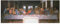 Bilderwelten Glasbild Wandbild Leonardo da Vinci - Das letzte Abendmahl 50 cm x 125 cm