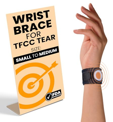BULLSEYE Wrist Band - Silicone Ring Provides Pain Relief From TFCC Injury