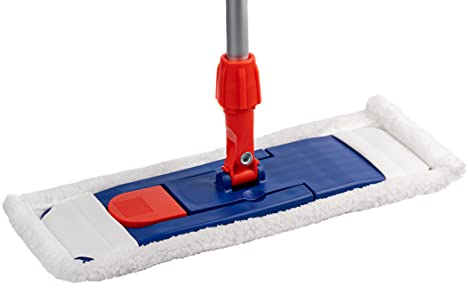Sonty 1 Balai serpillère 40 cm, Support Pliable, magnétique, Tige de serpillère, en Aluminium, en Microfibre (1)