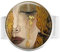 bab Gustav Klimt-weinende Frau Halskette Anhänger Gustav Klimt weinende Frau Schmuck Gustav Klimt Malerei berühmte Gemälde Symbolist Verstellbarer Ring Bibelzitat