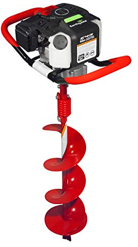 Earthquake E43 1-Person Earth Auger Powerhead, 43cc 2-Cycle Viper Engine, 30:1 Transmission, 5 Year Limited Warranty