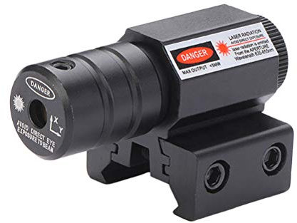 Goefly Telémetro del Visor, mira infrarroja de Cola de Milano Ajustable Mira del Punto Rojo para pistolas de balines o armas de airsoft