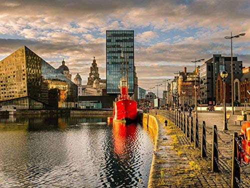 XiuTaiLtd Jigsaw Puzzle Liverpool 1000 Pieces,75X50Cm, For Friends