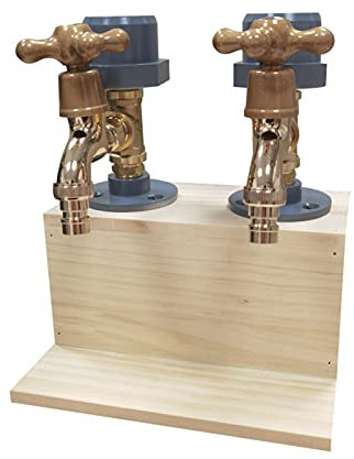 Holz Whisky Dispenser für Single/Duble/Triple Flasche Bar Schnaps Alkohol Whisky Spender Whisky Holz Spender Wasserhahn Form für Party Abendessen Vatertag