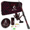 QudraKast Angelsets Angelrute mit Hochpräzise Bearbeitete Komponenten Teleskop-Angeln Stationärrolle Combo Sets mit Angelschnur und Tragetasche/Geschenkbox