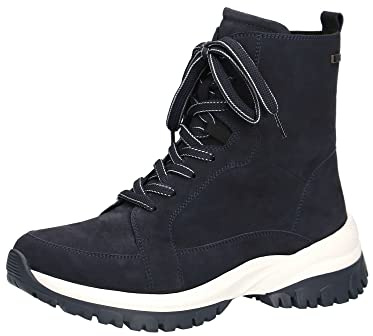 CAPRICE Damen Stiefeletten zum Schnüren Airmotion aus Leder mit Reißverschluss Weite G