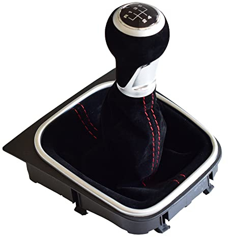 Pomo para palanca de cambios V-W Golf 5 Golf 6 MK5 MK6 R32 GTI 2004-2009 (5 velocidades), color negro