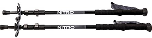 Nitro Splitboardzubehör TELESCOPING Poles, Größe:OneSize, Farben:Black-Grey-Green